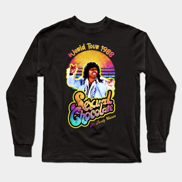 Randy Watson - 88 World Tour Long Sleeve T-Shirt by Quadra^Maniac